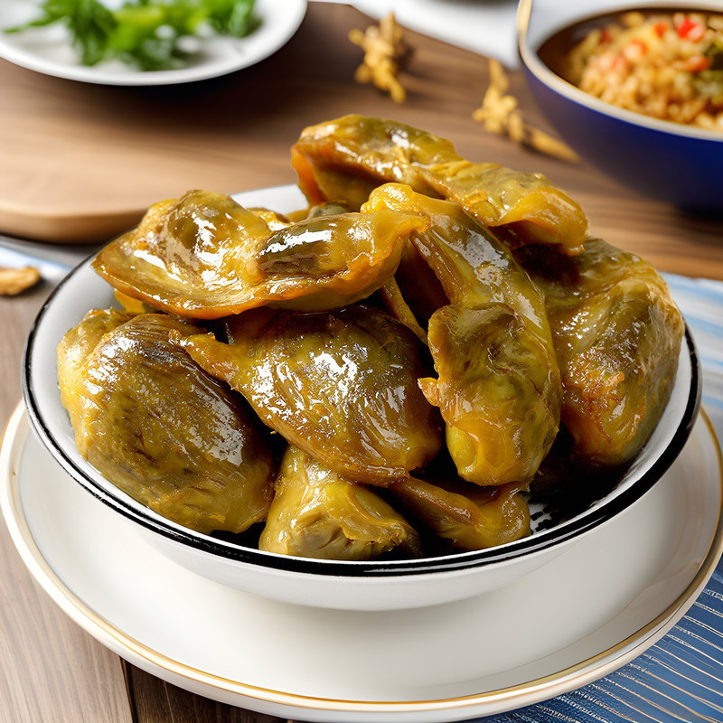 Zhenzhuang ไก่เค็ม Gizzard กวางตุ้ง Meizhou Hakka ซอสพิเศษไก่เผ็ด Gizzard ของว่างสบายๆของว่างไตไก่ปร