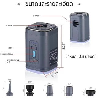 โอเลดา เป็นปั๊มลมแบบพกพาขนาดเล็กสําหรับใช้งานกลางแจ้ง เครื่องเติมลม อเนกประสงค์ สําหรับเตียงลม ห่วงเป่า และอื่นๆ