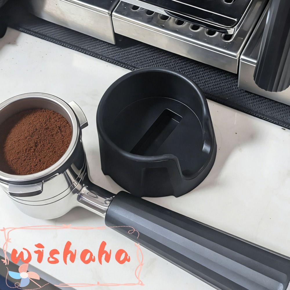 WISHAHA ฐานกดกาแฟ, ทนความร้อน Enhanced Tamping Stability ที่วางแทมเปอร์กาแฟ, ซิลิโคนกันลื่นทนทาน Espresso Tamping Station Espresso ทํา