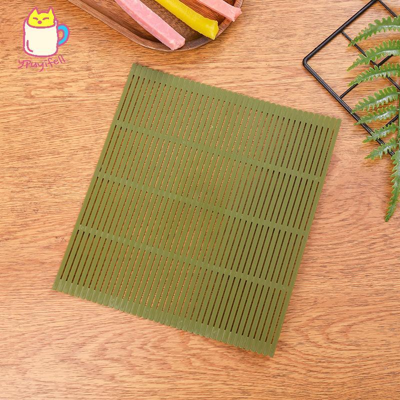 [YPU] 1Pc Doris Kitchen Sushi Roller Mats Washableable Sushi Mold Mat DIY Japanese Rolling Maker Sus
