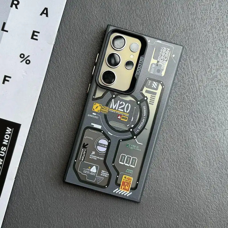 Niche เทคโนโลยี Sense Machinery Retro High-End อินเทรนด์กันกระแทกเคสโทรศัพท์เหมาะสําหรับ Samsung S25