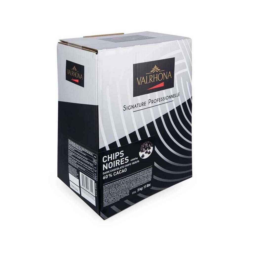 Valrhona Dark Chips 60% ดาร์กช็อกโกแลตชิป 60% มี 3 ขนาดให้เลือก (200g/500g/1Kg)