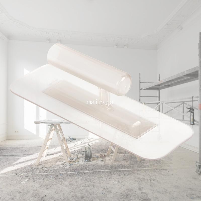 MT Professional Wall Art ขัดเกรียวน้ําหนักเบาติดตั้งพลาสติก Trowel