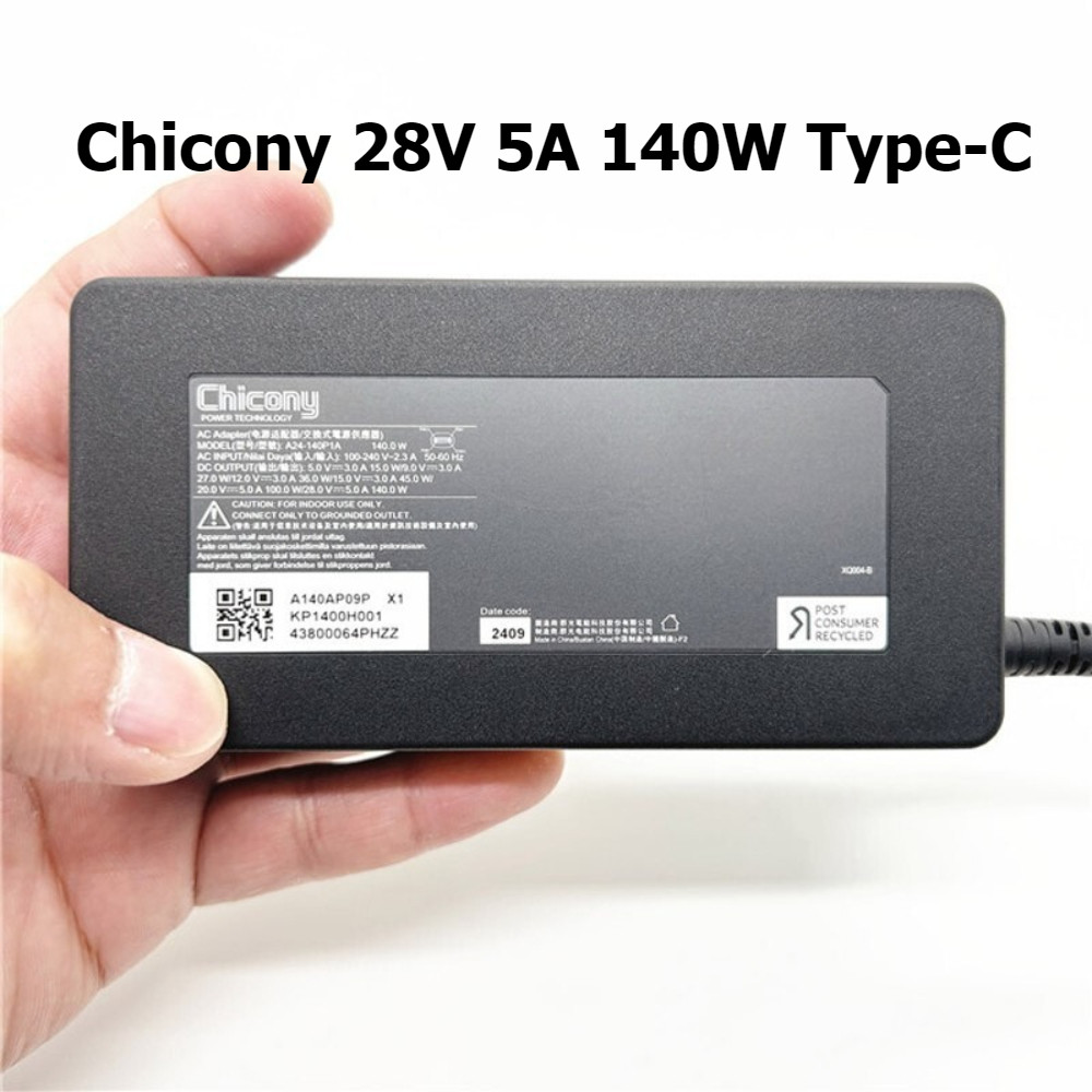 Acer 28V 5A 140W USB-C Type-C Power Adapter Charger สําหรับ Acer Swift 3 Go 16 N23J2 N23C6 GO 14