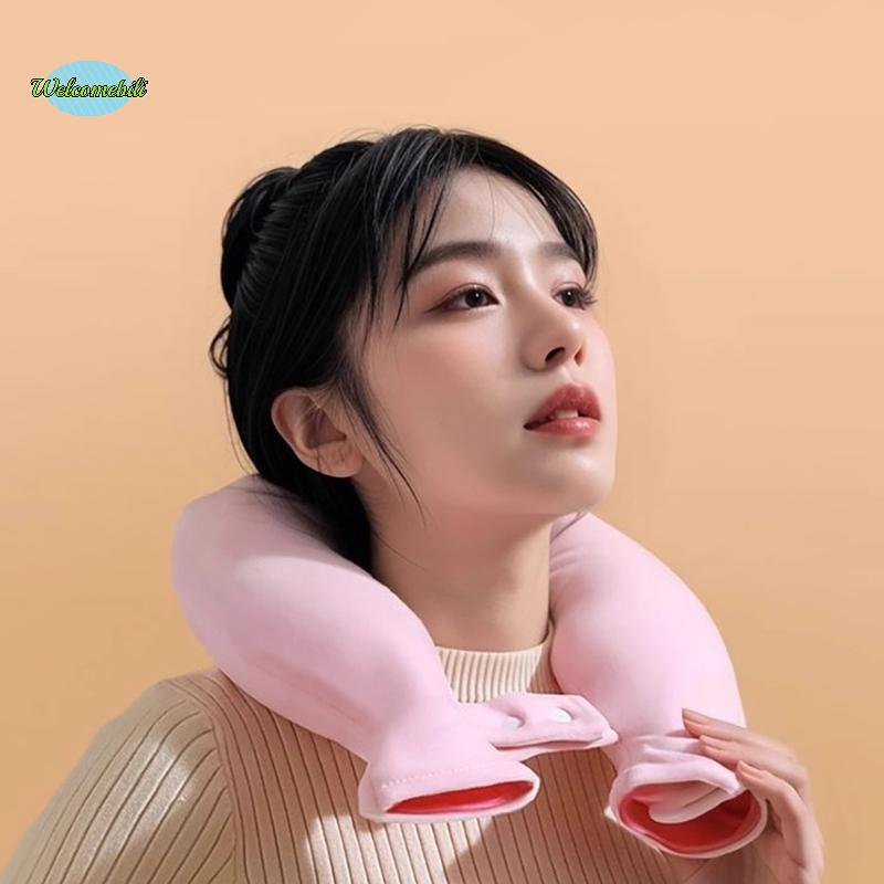 [WLB-t] เครื่องอุ่นคอ U-type เติมน้ําคอแขวนระเบิดมืออุ่นคอประคบร้อนกระเป๋าขวดน้ําร้อนใหม่
