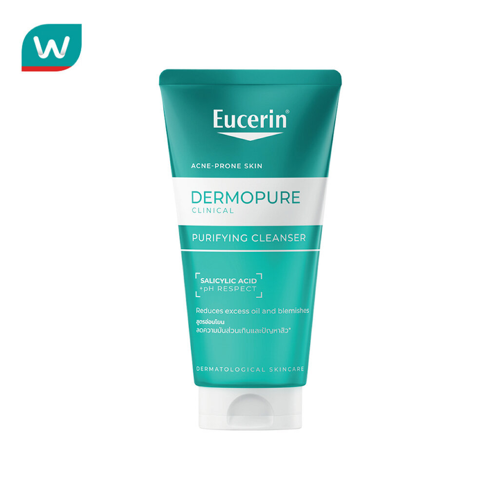 Eucerin ยูเซอริน เดอร์โมเพียว คลินิคอล เพียวริฟายอิ้ง คลีนเซอร์ เจลล้างหน้า 75 มล.