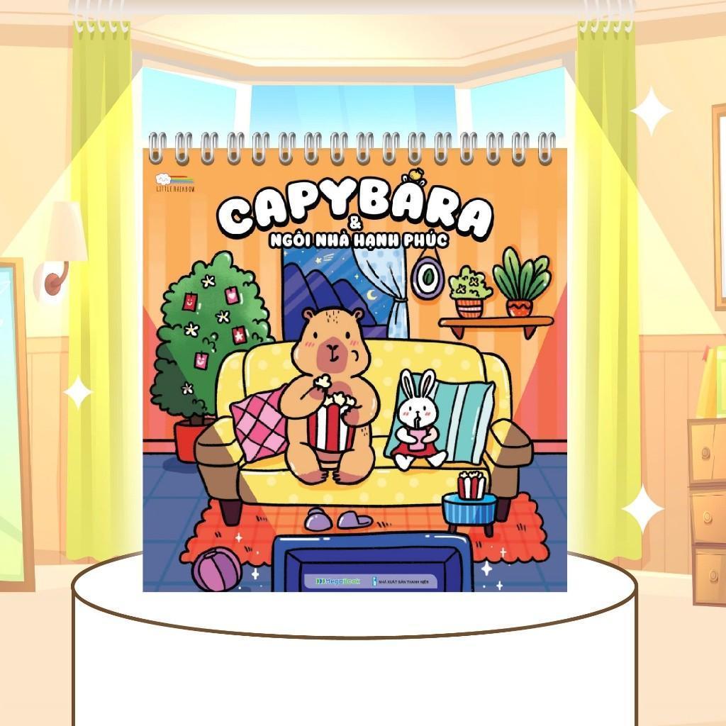 สมุดระบายสี - Capybara & Happy Home - Megabook