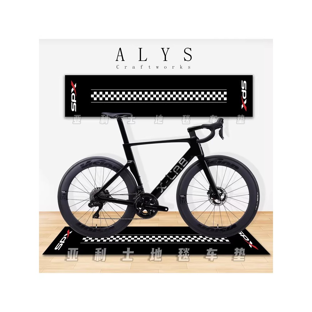 คุณภาพดีอัพเกรด XDS XDS พรมปูพื้นจักรยาน Anti-Dirt พรมปูพื้นจักรยานเสือหมอบพรมที่จอดรถพรมปูพื้นขี่จั