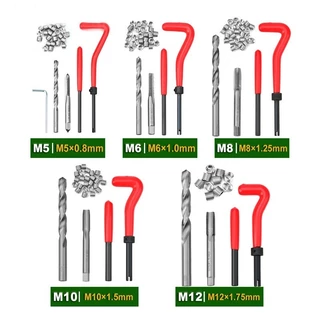 ชุดซ่อมเกลียวสปริง ขนาด M5 ,M6 ,M7 ,M8 , M10 ,M12 M14 และ แบบเซต 5 ขนาด #ต๊าปซ่อมเกลียว#ชุดรีคอยล์สปริง