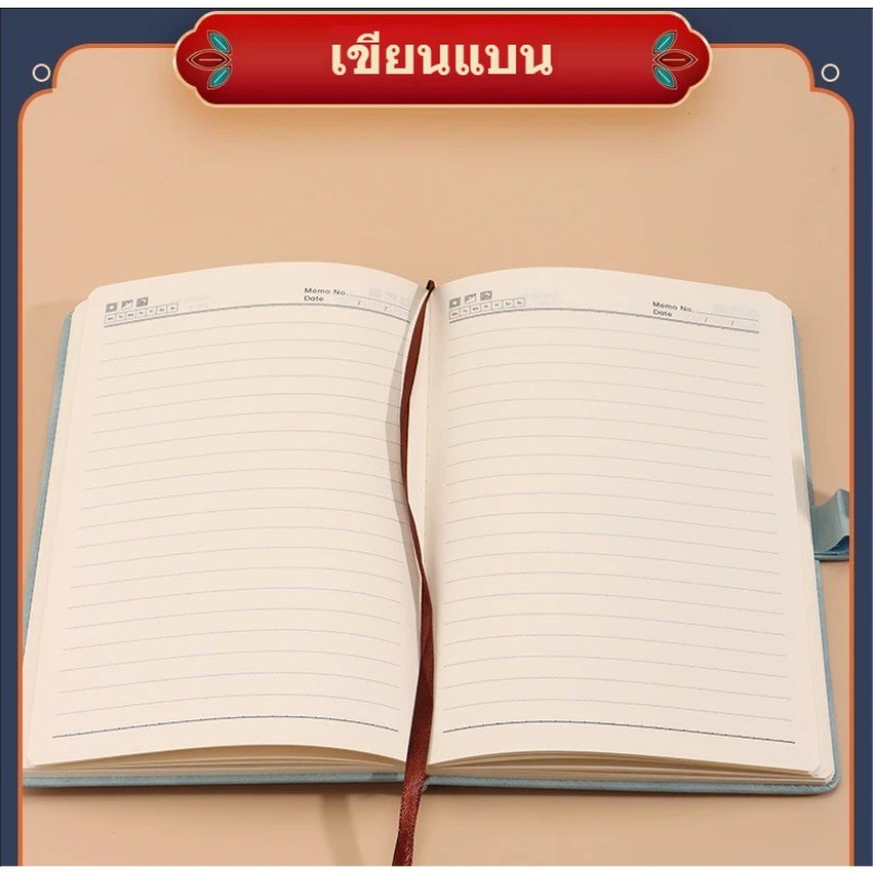 ชุดของขวัญธุรกิจ (ขายดี)เซตสมุดโน๊ตบุ๊ค+ปากกกา หนังนิ่มขนาดA5 พร้อมกล่องและถุงหิ้ว ชุดของขวัญของแจกผู้ใหญ่นักธุรกิจ - รูปที่ 3