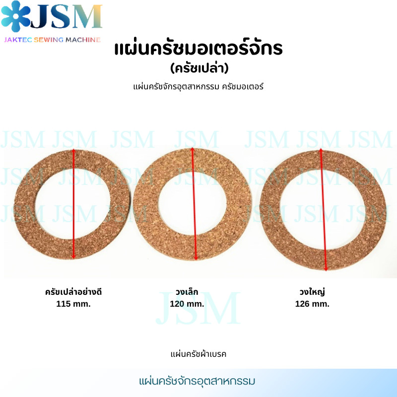 (ราคาต่อ 1 อัน) แผ่นครัชเปล่ามอเตอร์(วงเล็ก-วงใหญ่) สำหรับมอเตอร์จักรอุตสาหกรรม