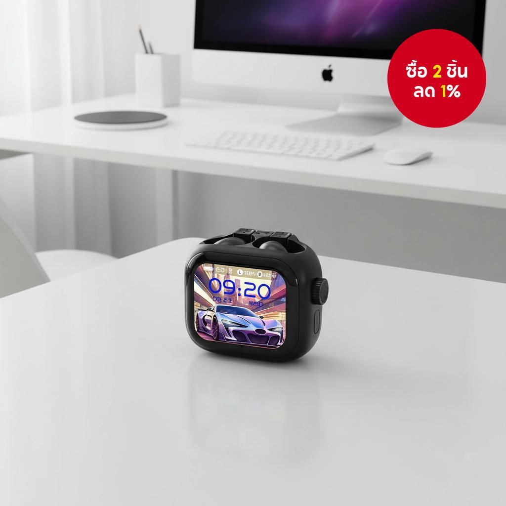 หูฟังแปลภาษาอัจฉริยะ HTC NE40 ขับเคลื่อนด้วย AI บลูทูธ 6.0 จอแสดงผล LED อัจฉริยะ เสียง HiFi ตัดเสียง