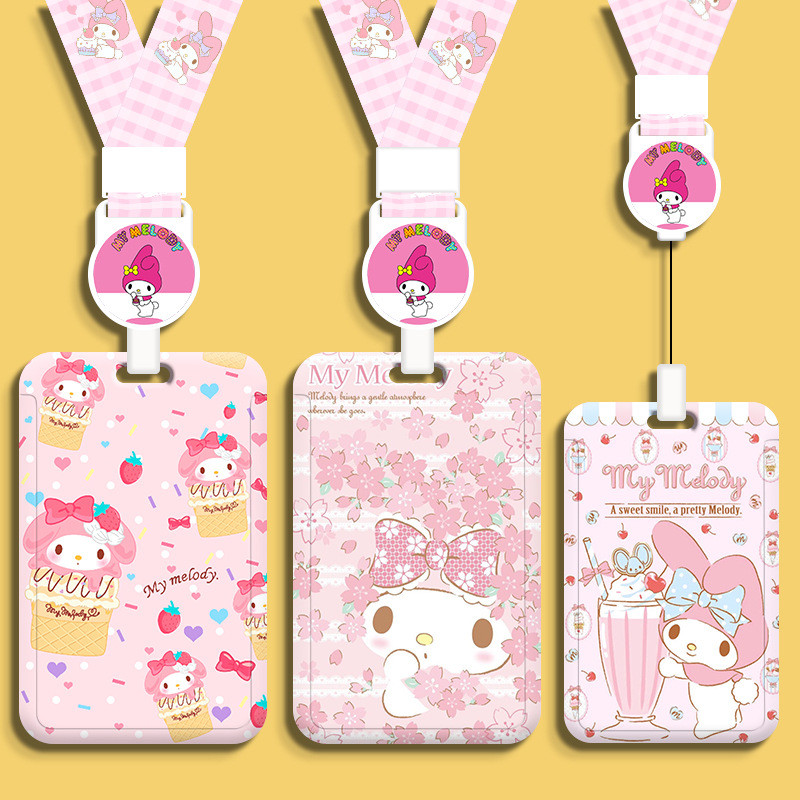 การ์ตูนรถบัส Subway Access Control Card Holder น่ารักนักเรียน Campus Card Work ID Holder แท็กกระเป๋าเดินทางแบบพับเก็บได้ Custom-Made