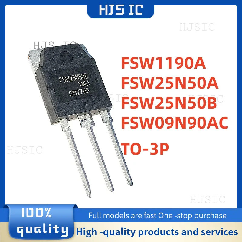 5PCS FSW25N50A FSW25N50B FSW1190A FSW09N90AC TO-3P Field Effect ทรานซิสเตอร์