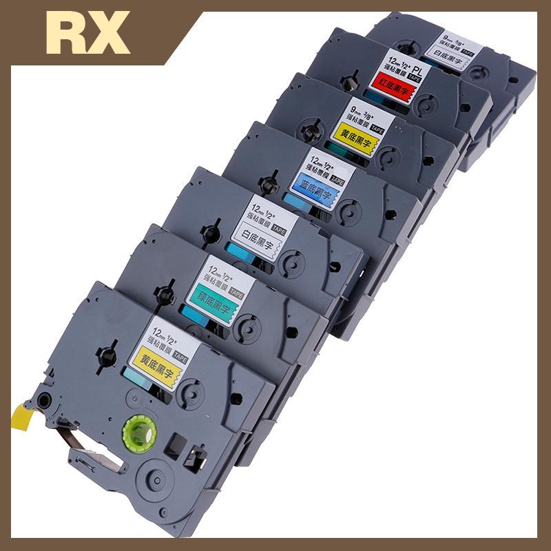 12 มม.9 มม.TZ-231 PT-E100B D210 เทปฉลากสําหรับเครื่องพิมพ์ Brother P-touch