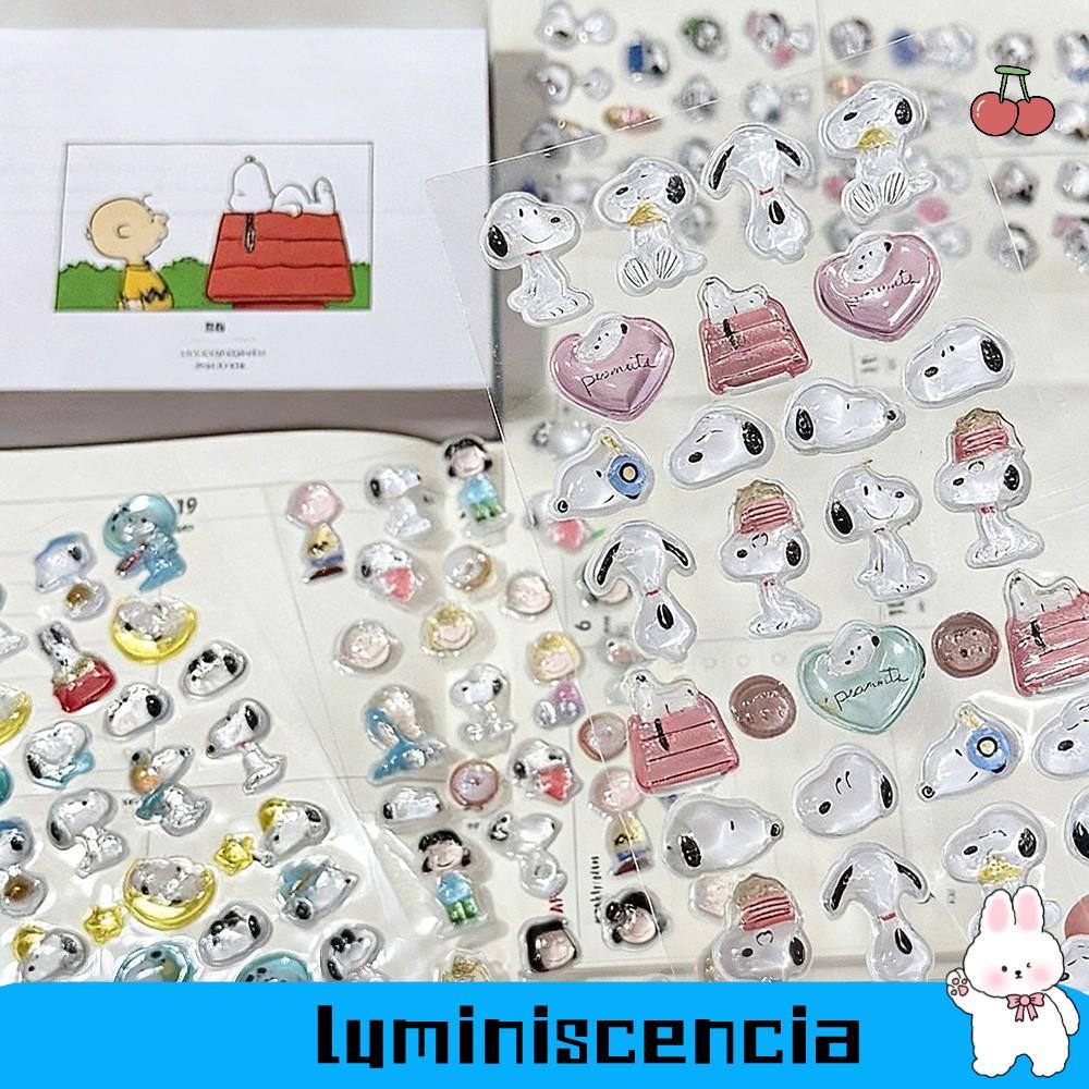 สติ๊กเกอร์ LUMINESCIA Tamagotchi, สติ๊กเกอร์คริสตัลใส Bonbon Drop Seal, สติ๊กเกอร์การ์ตูนดีไซน์บรรเท