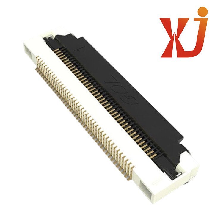 40pin สติกเกอร์แนวนอน FPC Connector Circuit Board FPC Connector Pitch 0.5mmFFC ซ็อกเก็ต 1P7V
