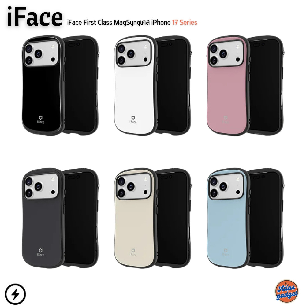 iFace First Class MagSynq สี Kusumi Black เคส iPhone Air / 17 / 17 Pro / 17 Pro Max