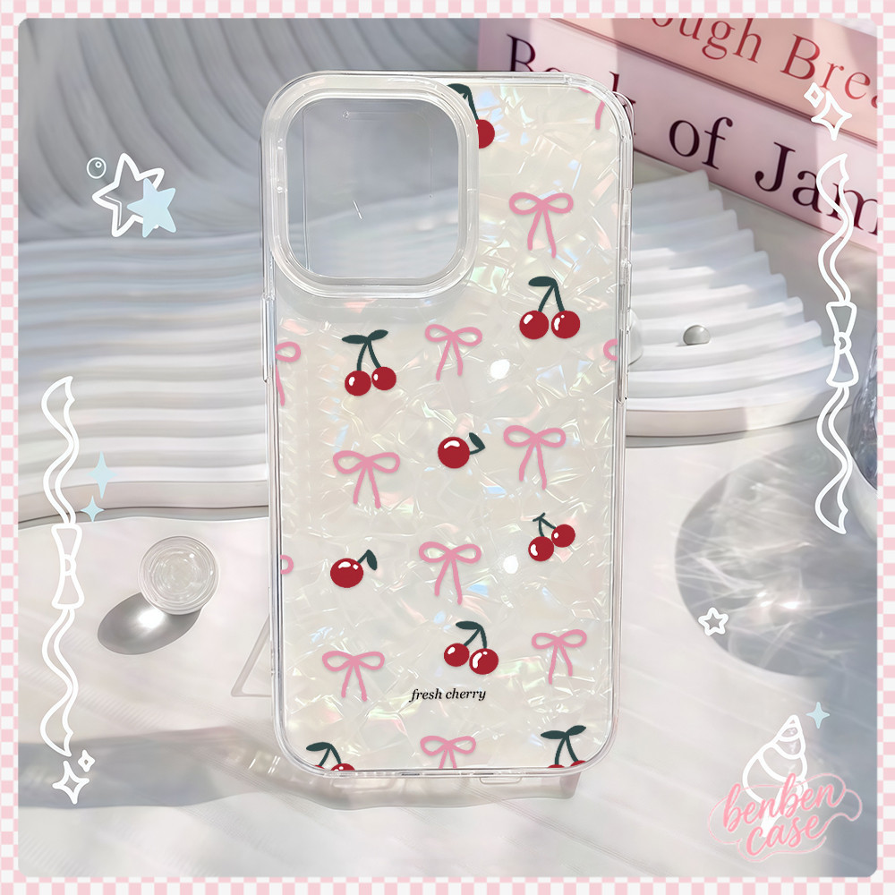 COD-ในไทย🔥เคส การ์ตูนแมว ลายเปลือกหอย For IPhone 13 16 14 12 11 15 17 Pro Max X 7 8 Plus สำหรับ เคสไอโฟน17 เคสไอโฟนสวยๆ