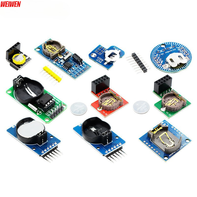 PCF8563 DS3231 PCF8523 AT24C32 DS1302 DS1307 DS2121SN IIC Precision RTC นาฬิกาเวลาจริงโมดูลหน่วยความ