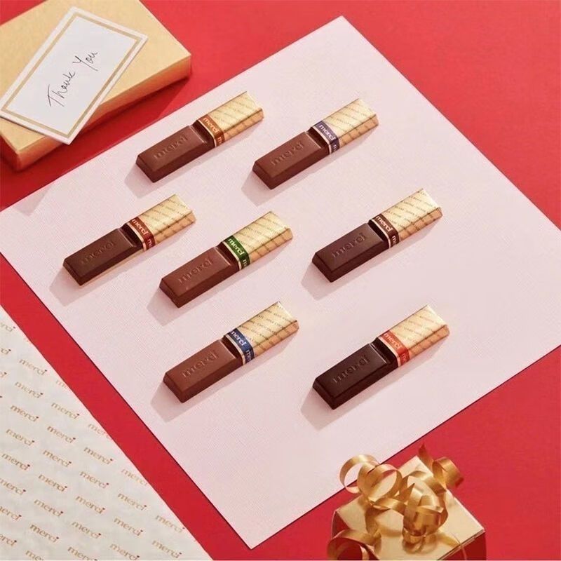 ช็อกโกแลตดำแท้ Merci 250g กล่องหรู ใหม่สด นำเข้าเยอรมนี ของขวัญพรีเมียม [ราคาพิเศษช่วงนี้]