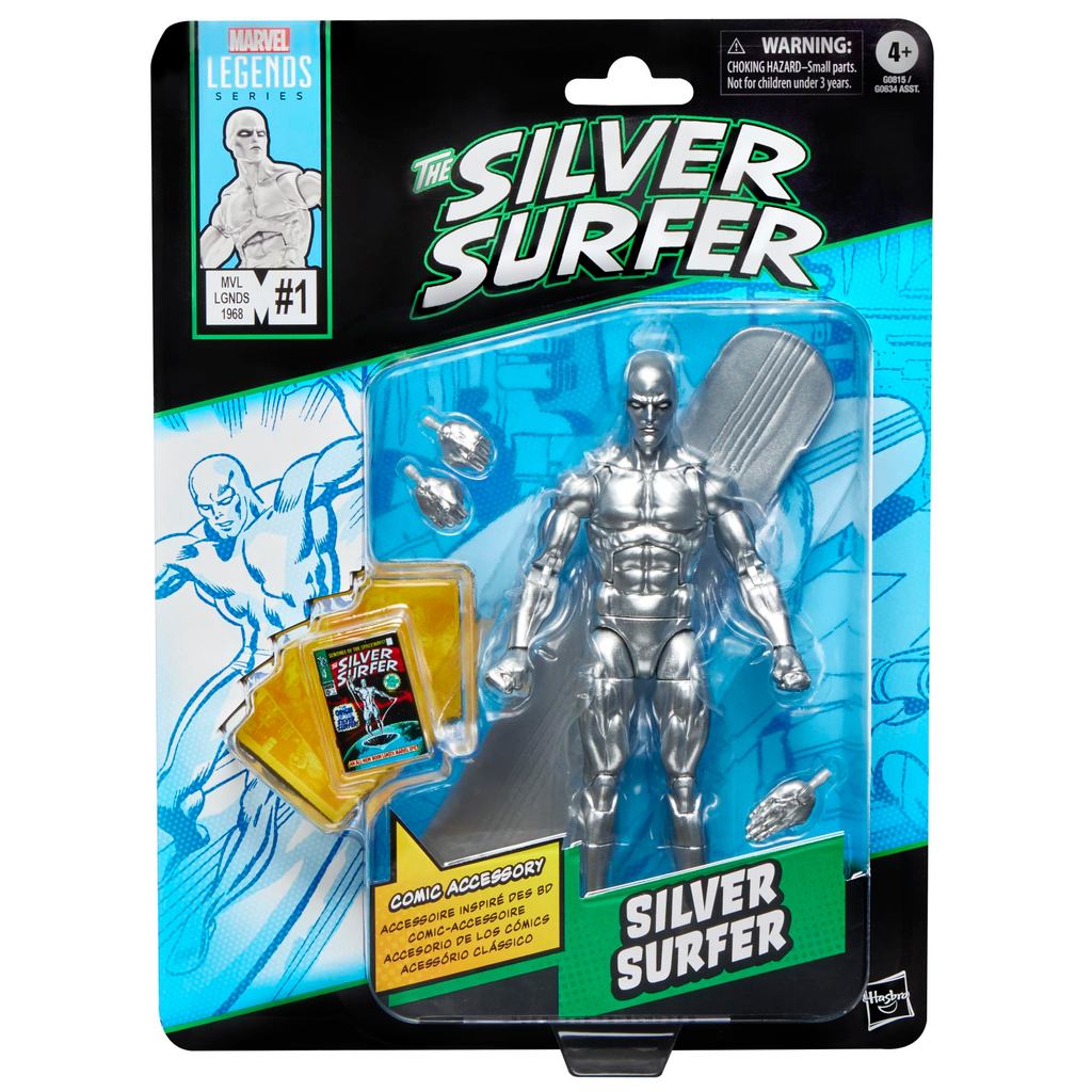 Hasbro MARVEL Marvel Legends Series Silver Surfer Silver Surfer 1 คอลเลกชัน 15 ซมAction Figureของเล่