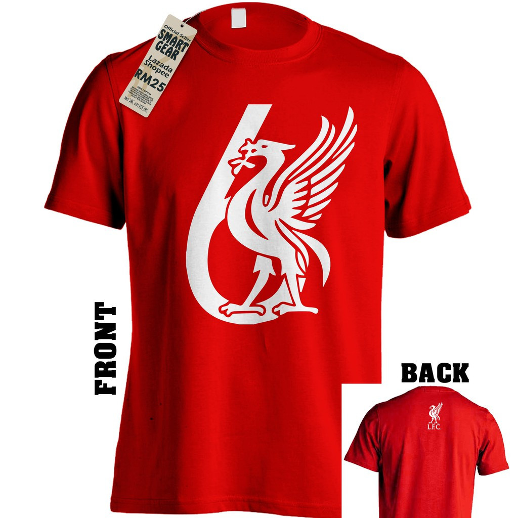 COD 2026Liverpool 6 Times Champions League Football Club YNWA โลโก้ Tshirt Premier League Cotton ไม่