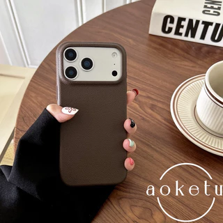 เหมาะสําหรับเคสโทรศัพท์ Apple 17 Promax iPhone 16 สีทึบเรียบง่าย 15 Pro ลายลิ้นจี่ 14 ความรู้สึกระดับพรีเมียม 13 รวมทุกอย่างป้องกันการตก pormax เคสนิ่ม TPU บางเฉียบ