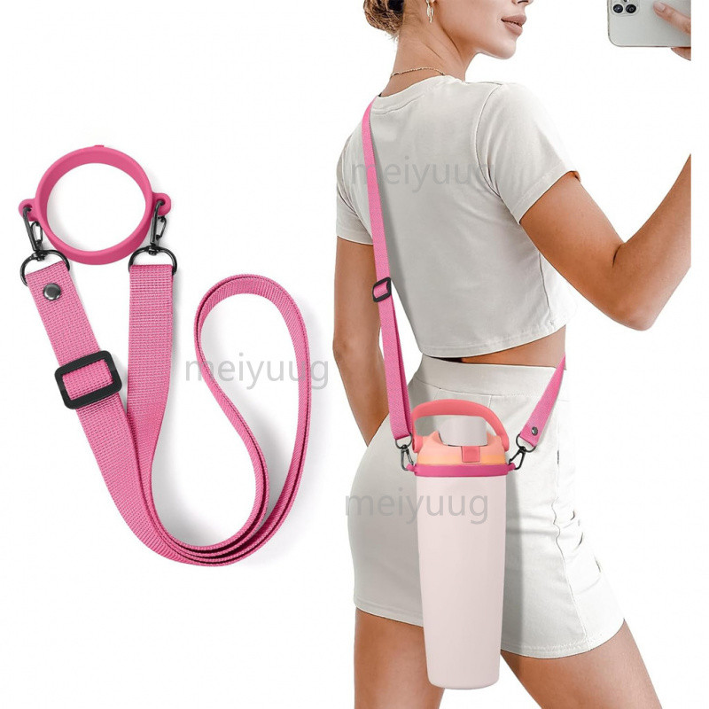 สายรัดขวดน้ําเข้ากันได้กับ Owala Freesip Sway 30oz 40oz & Owala Freesip 24oz 32oz 40oz, ที่จับขวดแบบ