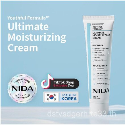 NIDA Youthful Formula Ultimate Moisturizing Cream (100mL) / คอลลาเจน, , Centella Asiatica, Hyaluroni