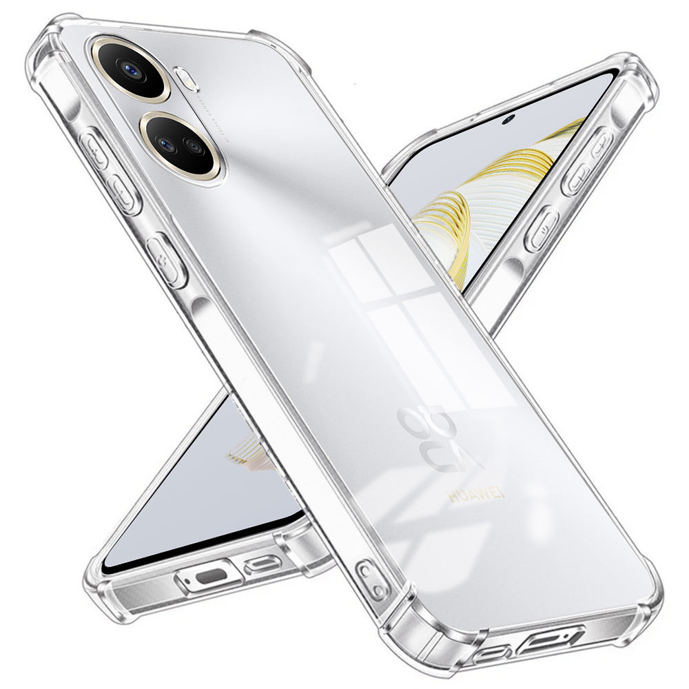 กันกระแทกเคสโทรศัพท์ใสสําหรับ Huawei Nova 10 SE 11 12 6 SE 11 10 9 Pro กรณีซิลิโคนอ่อนนุ่มสําหรับ Nova 11i 12S 8i 7i 5T 4e