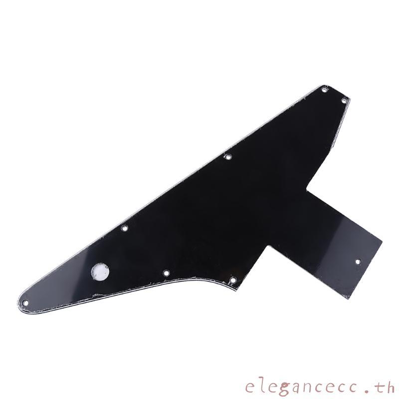 ELEGAN 3 Ply Guitar Pickguard Pick Guard สําหรับ Explorer สําหรับ Gibson 76 Reissue Black Part