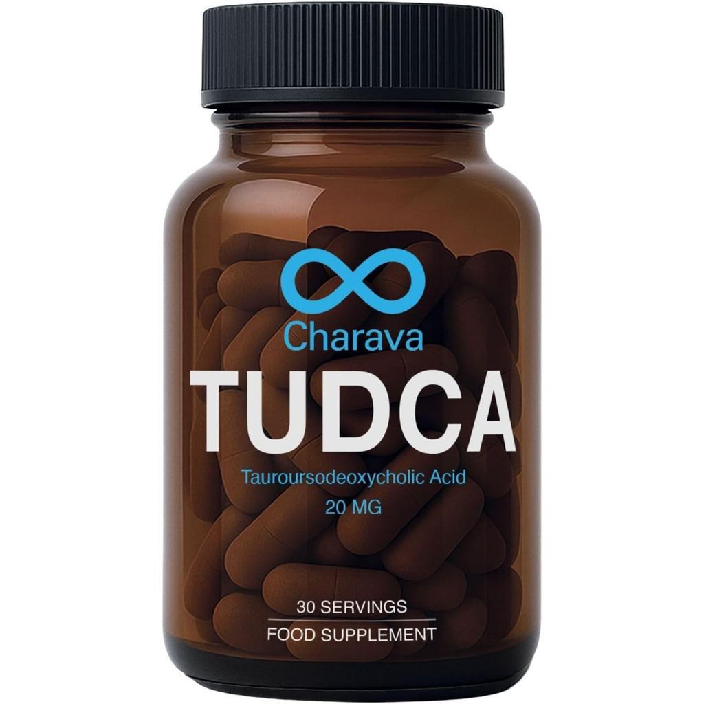 Charava Tudca 500mg x 30 แคปซูล - UK 3rd Party Tested - Liver Health Detox and Cleanse - มังสวิรัติแ