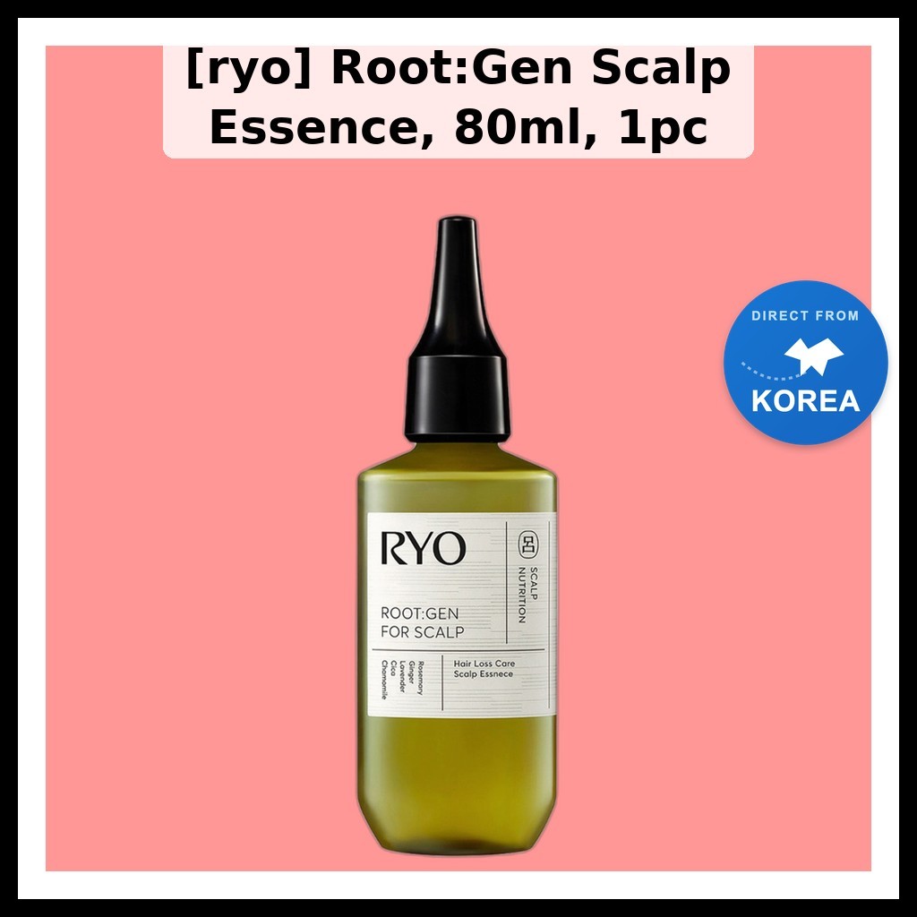 [ryo] Root:Gen Scalp Essence, 80ml, 1pc / Korean Scalp Essence / สูตรบางเบา / ของแท้ 100% โดย SkinCa