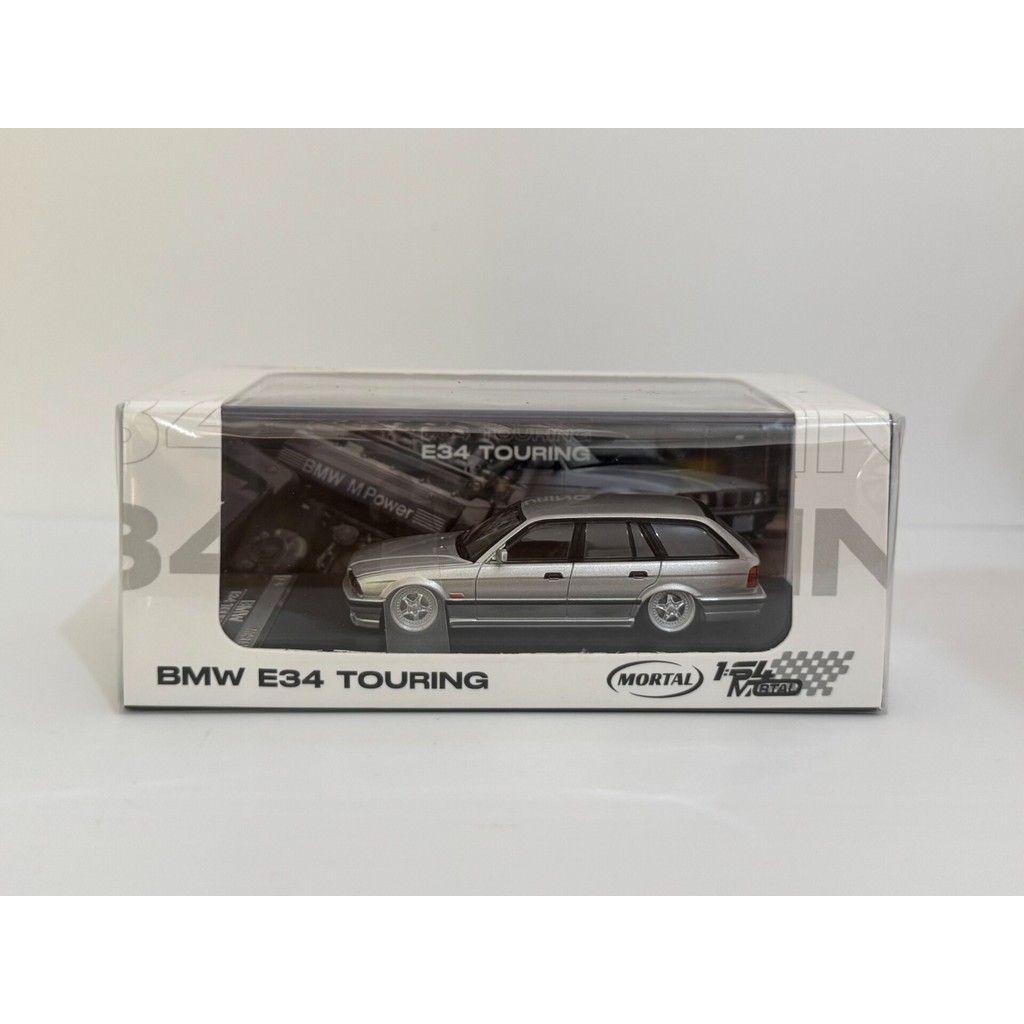 1/64 Mortal BMW BMW E34 Touring Tank Touring Car Alloy Car Model Collection Gift Jewelry ใหม่เอี่ยมย
