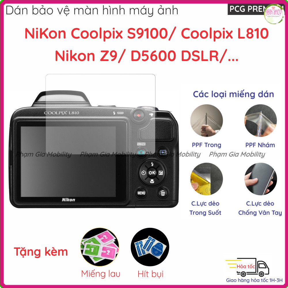 [2 ชิ้น] NiKonka Coolpix S9100/ Coolpix L810/ Nikon Z9/ D5600 DSLR/... นาโนป้องกันการแตกหักและป้องกั