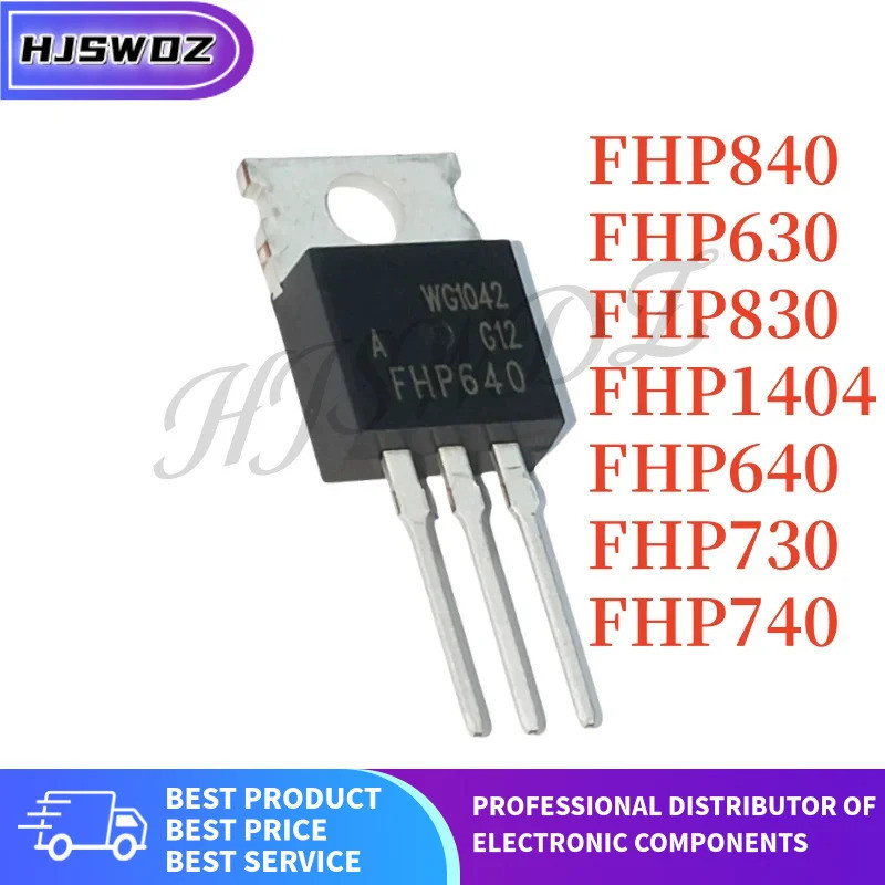 10 ชิ้น/ล็อต FHP630 FHP640 FHP730 FHP740 FHP830 FHP840 FHP1404 FHP1404A 1404 TO-220 MOSFET หลอดชิปคุ