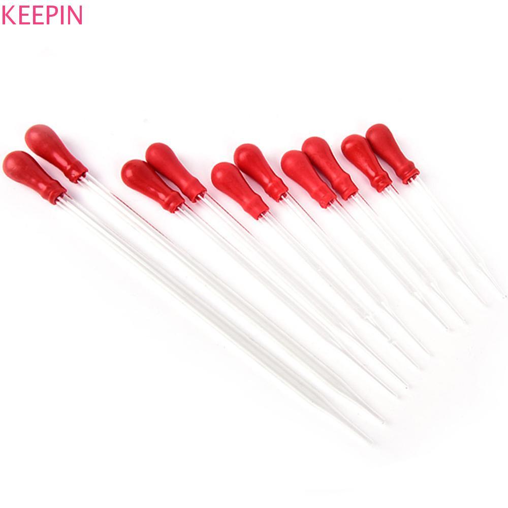 KEEPIN แก้ว Dropper โปร่งใสการทดลอง Lab อุปกรณ์โรงเรียนอุปกรณ์การสอนเคมียา Dropper