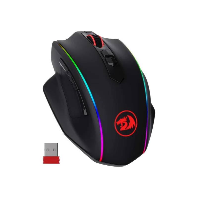 Redragon M686 เมาส์สําหรับเล่นเกมไร้สาย, เมาส์สําหรับเกมเมอร์แบบมีสาย/ไร้สาย 16000 DPI พร้อมเซ็นเซอร