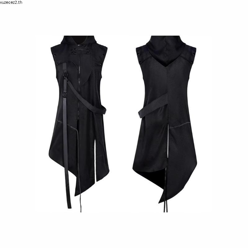 Gothic Swallowtail Coat สำหรับผู้ชาย ชุดคอสเพลย์คุณภาพสูงและแฟนซี