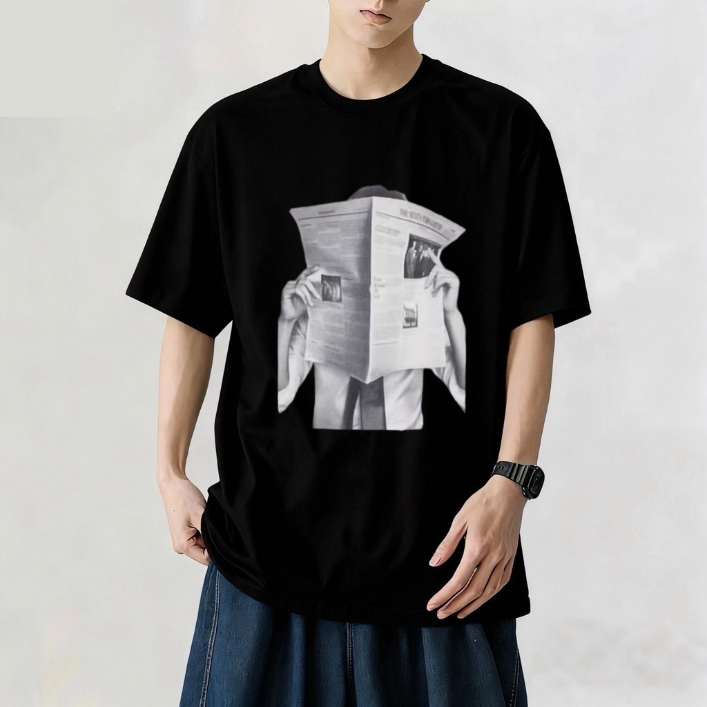 2026 Hot Sale BTS RM Character Print Summer T-shirt Celebrity Style