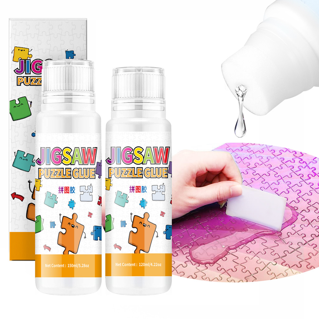 🔥 ความโปร่งใสสูง Non-Marking Handmade กาวพิเศษเด็กปลอดสารพิษ diy ปริศนา Quick-Drying กาว Easy to Operate Non-Curling Liquid Puzz