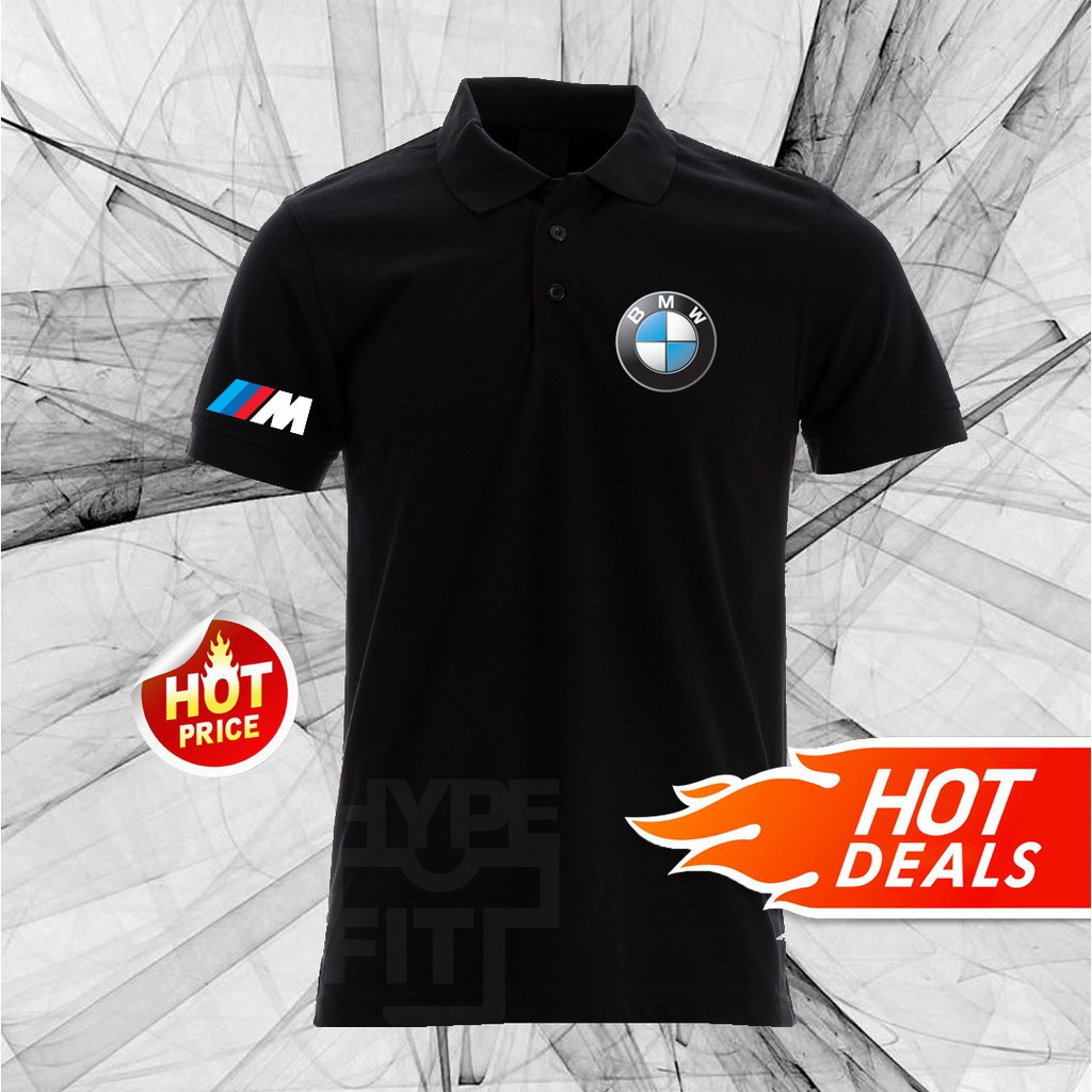 NEW BMW ///M Logo Polo T-Shirt Size XS, S, M, L, XL, 2XL, 3XL Ready Stock