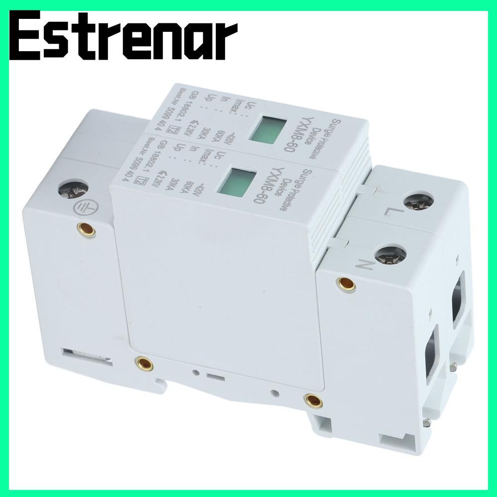 ESTRENAR AC Surge Protector, Stable Performance 60KA Surge Protector, ทนทาน 2P Lightning Protection 