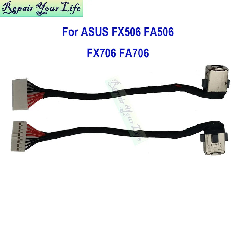 แล็ปท็อป DC แจ็คสําหรับ Asus TUF Gaming F17 FX706 FA706 F15 FX506 FA506 FX706H FX506L FA506Q 14026-0