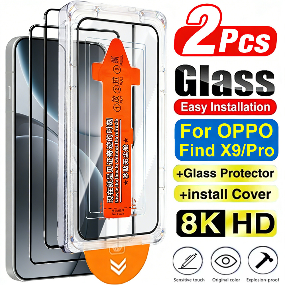 กระจกนิรภัย 2 ชิ้นสําหรับ Red Magic 11 Pro ฟิล์มติดตั้งง่ายไร้ฝุ่น HD ปกป้องหน้าจอ