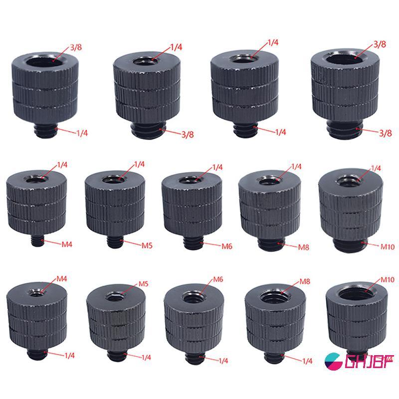 GHJBF] 1/4 ถึง M4/ M5 M6 M8 M10 สกรูแปลงเดิม 3/8 "ชายกับหญิงเกลียวสกรู Mount Converter อะแดปเตอร์มาตรฐาน 1/4 Mount อะแดปเตอร์สกรูสําหรับโปรเจคเตอร์ขาตั้งกล้อง ssknamn