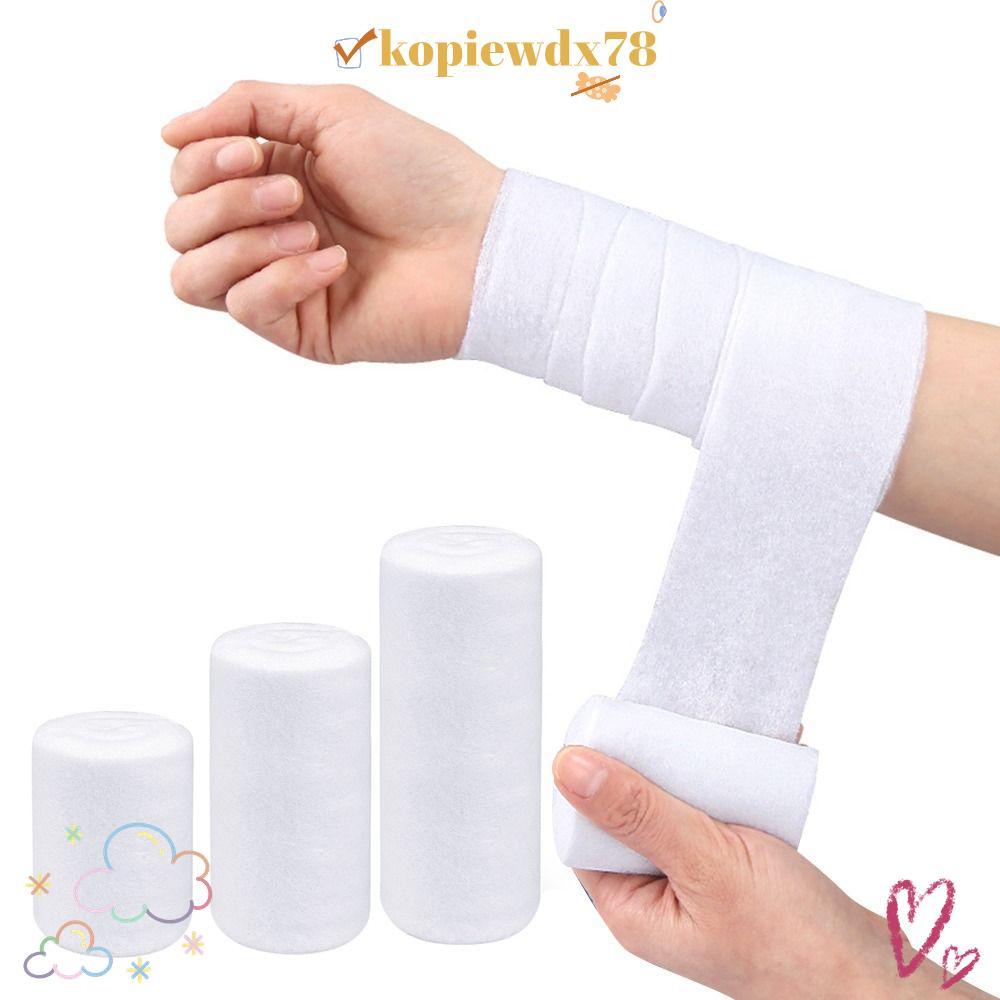 KOPIEWDX Cast Padding Wrap, Breathable Absorbent Undercast Padding Roll, Soft Cotton Gauze Roll