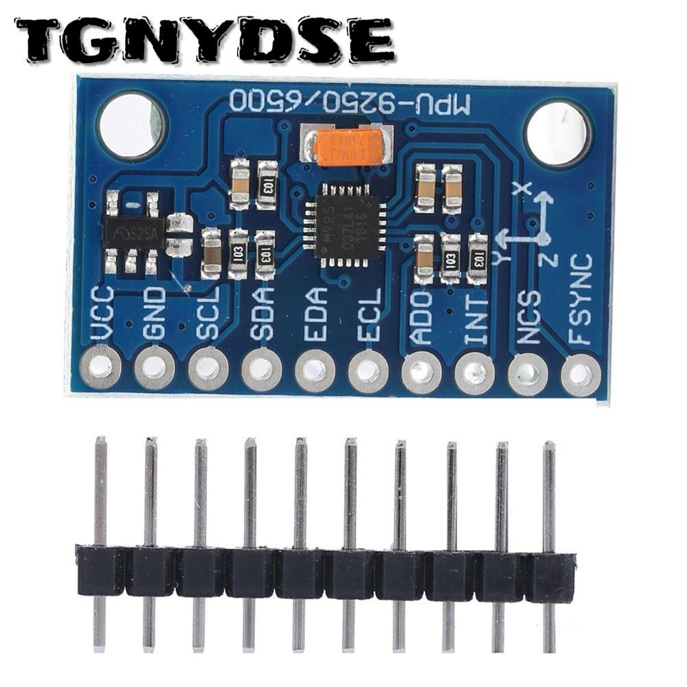 TGNYDSE Gyroscope โมดูล, เซ็นเซอร์ 9 แกน 3-5V 16 บิต, โมดูลเซ็นเซอร์ MPU-9250 GY‐9250 หุ่นยนต์เซ็นเซ