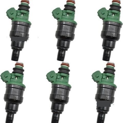 หัวฉีดน้ำมันเชื้อเพลิง สำหรับ Mitsubishi Pajero Montero V43 V45 รุ่น 6G72 6G74 แบบไบคอนเว็กซ์